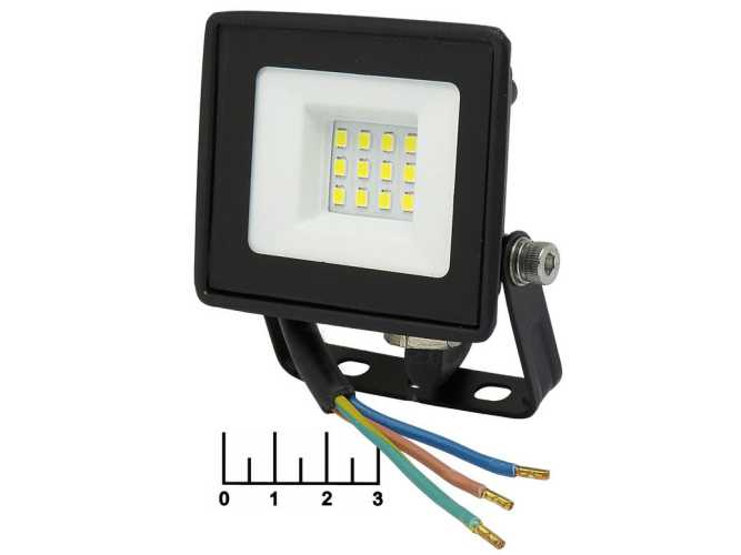 Прожектор светодиодный 220V 10W 12LED 4000K белый Эра LPR-023-0-40K-010 IP65