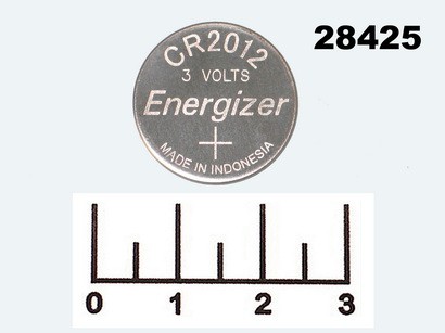 Батарейка CR2012 3V Energizer Lithium