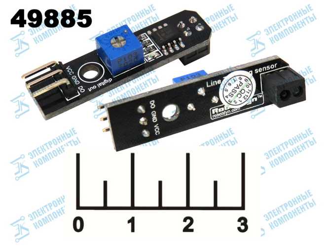 Радиоконструктор Arduino детектор линии