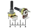 Резистор переменный 2*100 кОм A (+66) F-164KP-1