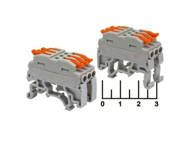 Клеммник на DIN-рейку 3/3 CMK 222-423D (KV223)