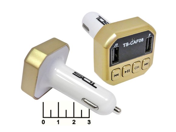 Модулятор MP3/FM/USB + bluetooth 5V 3.1A (TS-CAF08)