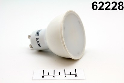 Лампа светодиодная 220V 5.5W MR16 GU10 4100K белый Gauss (49*56) (13626)