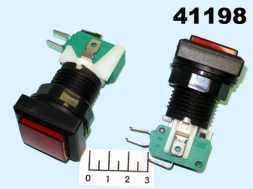 Кнопка для игровых автоматов красная 33*33 GMSI-5B-S