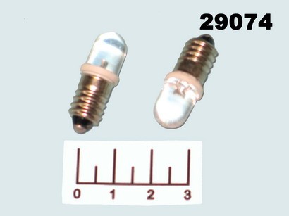 Лампа светодиодная 12V E10 белая