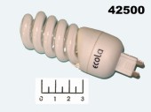 Лампа энергосберегающая 11W G9 2700K белый теплый витая Ecola (31*90) GG9W11ECC