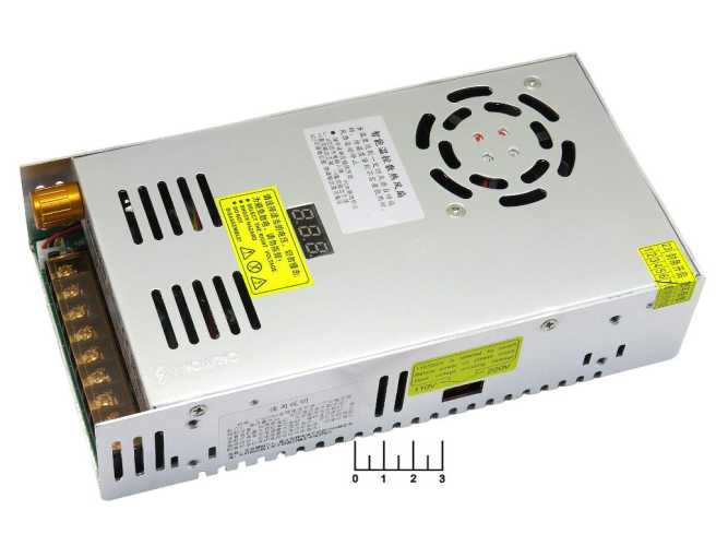 Блок питания 0-60V 8A HJS-480-0-60 регулируемый (с кулером)