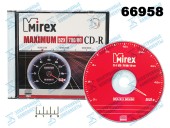 Диск CD-R Mirex 52X 700Mb Maximum slim (K)