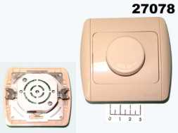 Выключатель-регулятор (диммер) 800W EL-BI Zirve кремовый