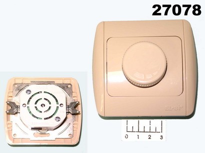 Выключатель-регулятор (диммер) 800W EL-BI Zirve кремовый