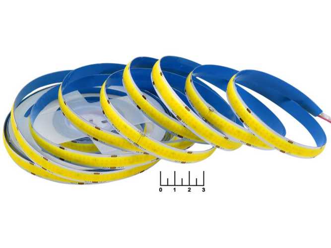 Светодиодная лента 12V белая 3.8см (17W/624LED/1м) 4000K 10мм COB