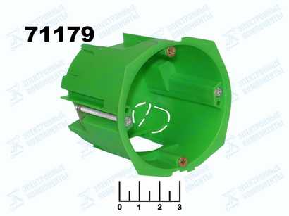 Подрозетник 68/60 металлические лапки под гипсокартон Hegel (КУ1205)