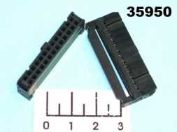 Разъем 26pin гнездо на шлейф шаг 2.54мм IDC-26F