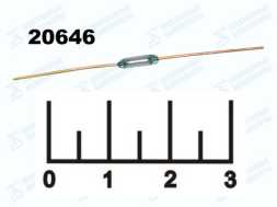 Геркон 1.8*7мм 2pin 0.1A/24V 1W МКА-07101