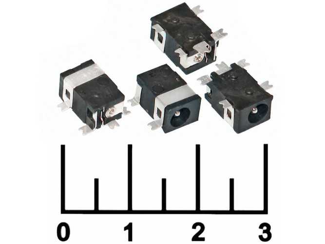 Разъем питания гнездо 3.5*1.4мм на плату DCJ01-DCJ10