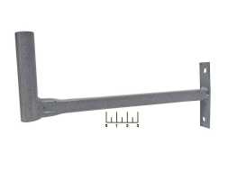 Крепеж антенный к стене 25см серый