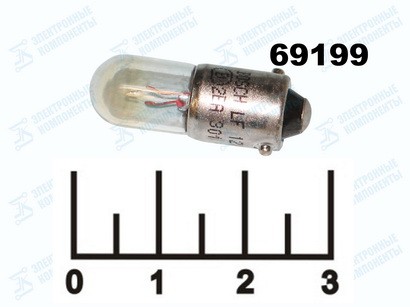 Лампа 12V 4W BA9S 1 контакт Bosch (1987301023)