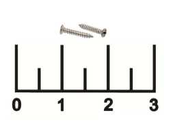 Саморез 1.4*8мм (1 штука)