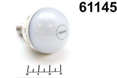 Лампа светодиодная 220V 5.5W E14 4500K белый шар G45 матовая Camelion (45*80)