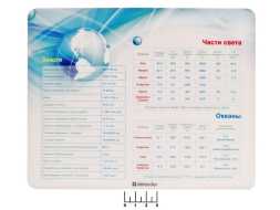 Коврик для мышки 24*19*0.4см с рисунком School (50305)