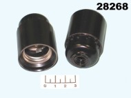 Патрон для лампы E27 подвесной черный (Н10П-01)