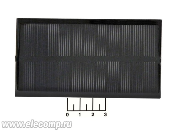 Солнечная батарея 60*110мм 5V 0.2A 1W