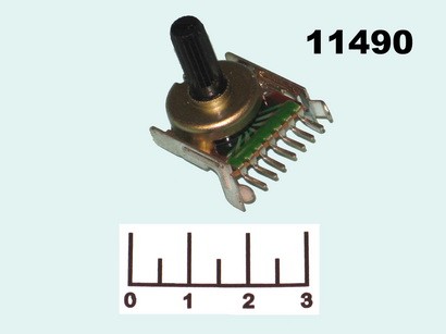 Резистор переменный 2*20 кОм B F-167K (7pin) (+65) (4629B)