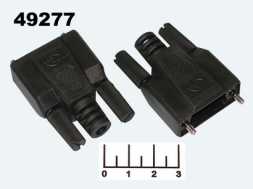 Корпус разъема D-SUB 9pin резиновый (DPB-9)