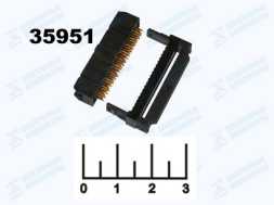 Разъем 20pin гнездо на шлейф шаг 2.54мм IDC-20F