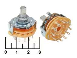 Переключатель галетный SR25-1-1-12