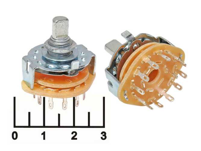 Переключатель галетный SR25-1-1-12