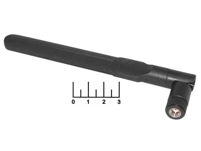 Антенна Wi-Fi для роутера 5dB SMA 16см реверс (плоская)