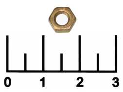 Гайка М4 7*3мм (1 штука) DIN934