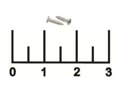 Саморез 1.4*6мм (1 штука)