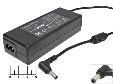 Блок питания 7.5V 4.5A PA-1600-98/AC-N362 импульсный (5.5*2.5) без шнура (восьмерка) (угол)