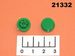 Колпачок для тактовой кнопки 12*12 круглый (желтый,зеленый)