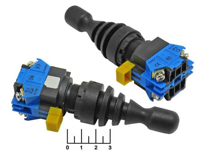 Джойстик 3-х позиционный без фиксации 4 контакта HKL-FW22