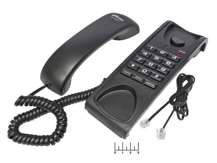 Телефон проводной Ritmix RT-007 (черный)