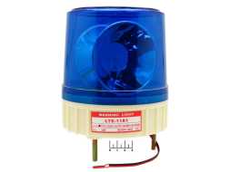 Маяк 12V синий механическое крепление LTE-1181