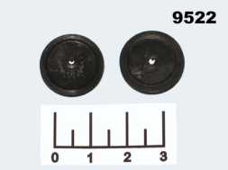 Шкив 17.9мм на ось 1.4мм с шестеренкой (14 зубьев)