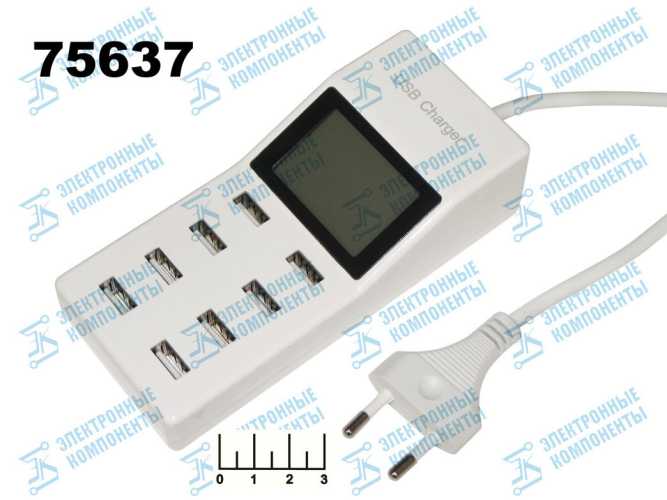 Сетевое зарядное устройство 8USB 5V 8A YC-CDA6