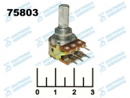 Резистор переменный 2*500 Ом 16K2 F (+51)