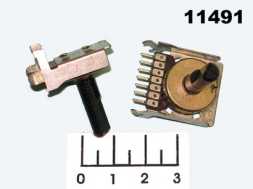 Резистор переменный 2*100 кОм (7pin) (+65)