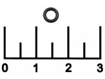 Кольцо уплотнительное резиновое 3*1мм черное