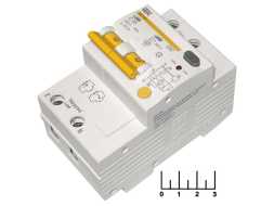 Дифавтомат 25A/30мA 1П+N АД-12М ИЭК с защитой от повышенного напряжения