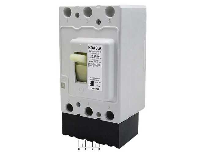 Автоматический выключатель 250A 3-полюсный ВА57Ф35-340010