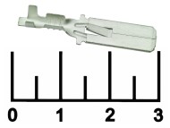 Клемма ножевая штекер 6.3мм с замком луженая