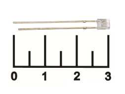 Светодиод LED прямоугольный 2*3*4 красный