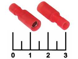 Клемма круглая гнездо красная AEF1.25-156A Нейлон