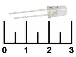 Светодиод LED YY-5VB5012UC 12000mcd 3.7V (GNL-5013UBC)